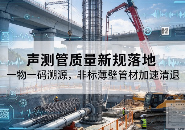 泰和声测管质量新规落地，一物一码溯源，非标薄壁管材加速清退