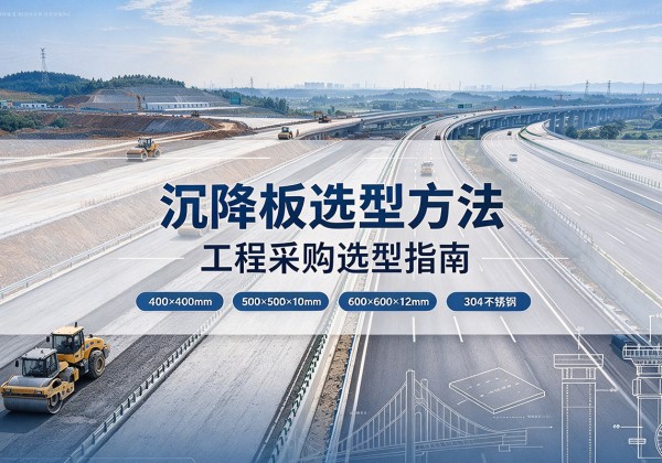 泰和沉降板选择方法